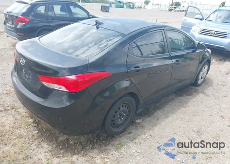 2012 Hyundai Elantra Gls from USA, damaged, VIN 5NPDH4AE6CH138726